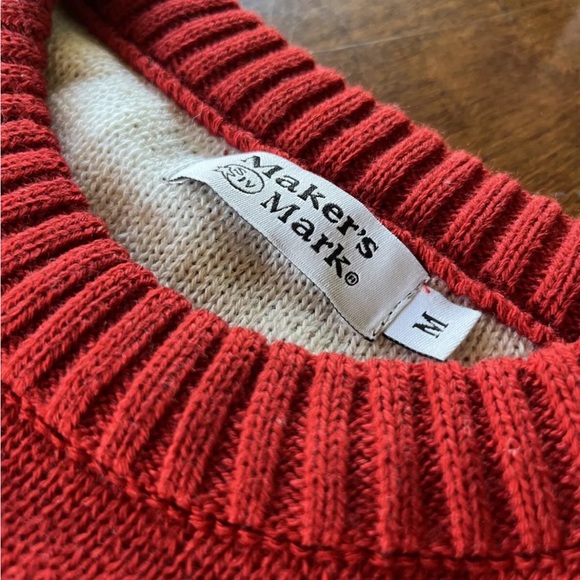 Makers Mark Ugly Christmas Sweater / Men’s / Medium - Picture 6 of 7